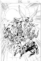 Alan Davis Mark Farmer | jsa #2 cover & jsa omnibus #1 cover (10 great heroes! Wow! ) 1999 | Romitaman
